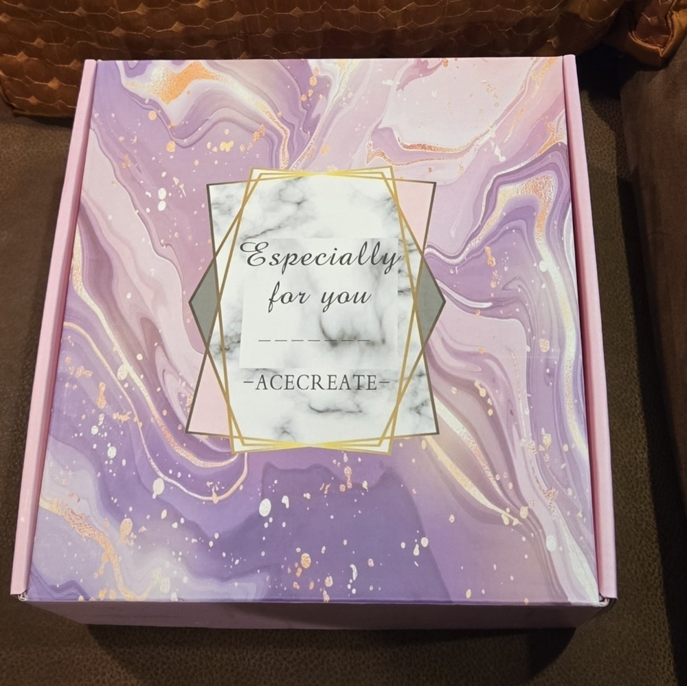 10-pc Luxury Bath/Spa Relaxation ROSE scented Soothing Gift Set- Self Care Pkg - Picture 8 of 14